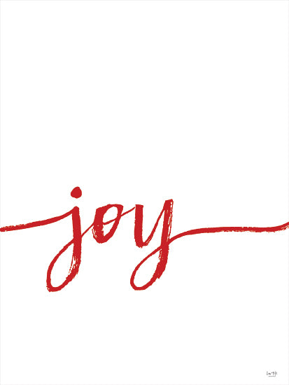 Lux + Me Designs LUX135 - LUX135 - Joy - 12x16 Joy, Holidays, Christmas, Red and White, Signs from Penny Lane