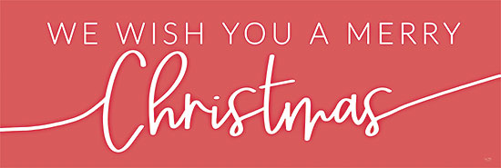Lux + Me Designs LUX223A - LUX223A - We Wish You a Merry Christmas - 36x12 Wish You a Merry Christmas, Holidays, Red & White, Calligraphy, Signs from Penny Lane