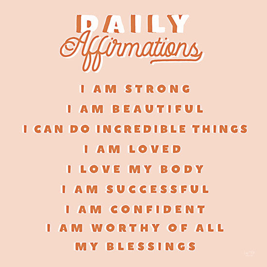 Lux + Me Designs LUX241 - LUX241 - Daily Affirmations - 12x12 Daily Affirmations, I am, Motivational, Signs, Wellness from Penny Lane