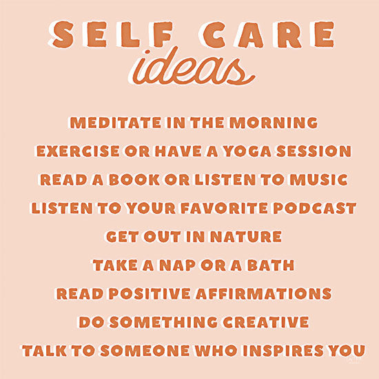 Lux + Me Designs LUX242 - LUX242 - Self Care Ideas - 12x12 Self Care, Affirmations, Motivational, Signs, Wellness, Health from Penny Lane