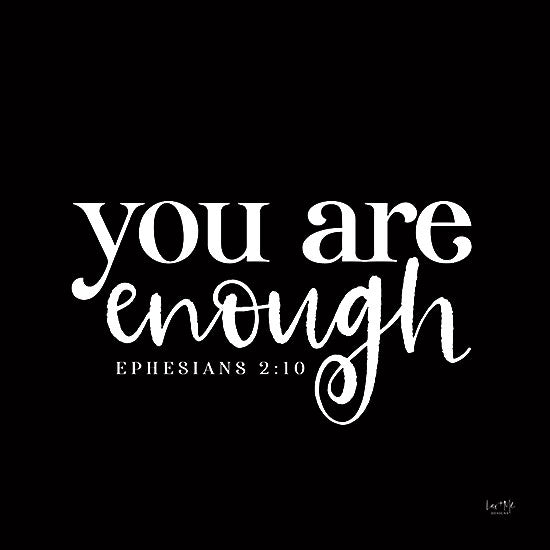 Lux + Me Designs LUX258 - LUX258 - You Are Enough    - 12x12 You are Enough, Bible Verse, Ephesians, Motivational, Signs from Penny Lane