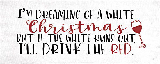 Lux + Me Designs LUX338 - LUX338 - Red Christmas - 18x6 Christmas, Humorous, Wine, Red and White Wine, Signs from Penny Lane