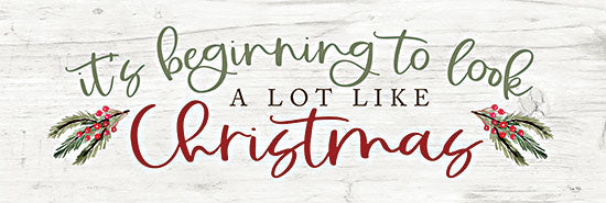 Lux + Me Designs LUX399B - LUX399B - It's Beginning to Look - 36x12 It's Beginning to Look Like Christmas, Christmas, Holidays, Signs, Berries, Calligraphy from Penny Lane