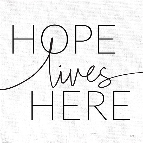Lux + Me Designs LUX457 - LUX457 - Hope Lives Here - 12x12 Hope Lives Here, Family, Love, Signs from Penny Lane