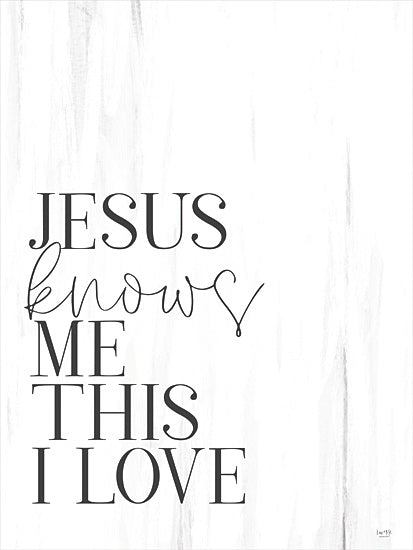 Lux + Me Designs LUX639 - LUX639 - Jesus Knows Me - 12x16 Jesus Knows Me This I Love, Religious, Poem, Typography, Signs, Diptych from Penny Lane