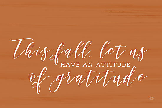 Lux + Me Designs LUX666 - LUX666 - Attitude of Gratitude - 18x12 Attitude of Gratitude, Fall, Autumn, Typography, Signs from Penny Lane