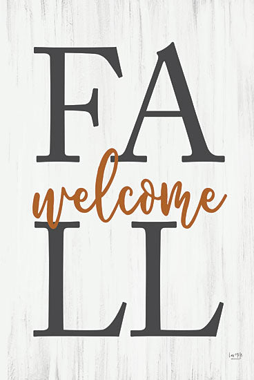 Lux + Me Designs LUX671 - LUX671 - Welcome Fall - 12x18 Welcome Fall, Fall, Autumn, Typography, Signs from Penny Lane