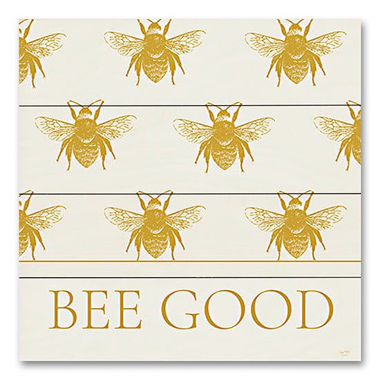 Lux + Me Designs LUX735PAL - LUX735PAL - Bee Good - 12x12 Be Good, Bees, Motivational, Typography, Signs from Penny Lane