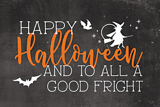Lux + Me Designs LUX912 - LUX912 - Happy Halloween - 18x12 Halloween, Witch, Bats, Happy Halloween and to All a Good Fright, Typography, Signs, Textual Art, Fall from Penny Lane