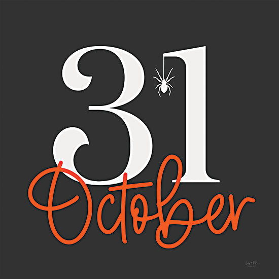 Lux + Me Designs LUX928 - LUX928 - October 31 - 12x12 Halloween, 31 October, Typography, Signs, Textual Art, Spider from Penny Lane