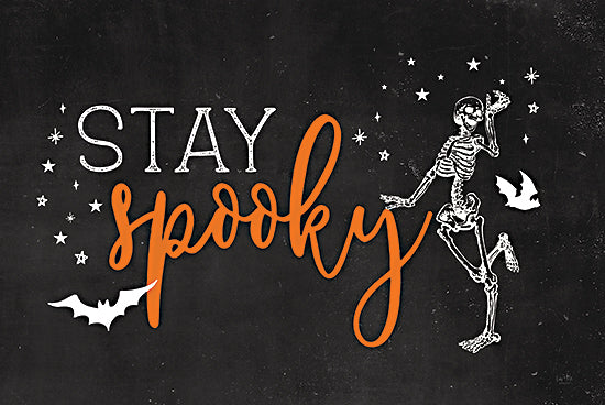 Lux + Me Designs LUX941 - LUX941 - Stay Spooky - 18x12 Halloween, Stay Spooky, Typography, Signs, Textual Art, Skeletons, Stars, Bats from Penny Lane