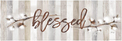 MA2520C - Cotton Stems - Blessed  - 36x12