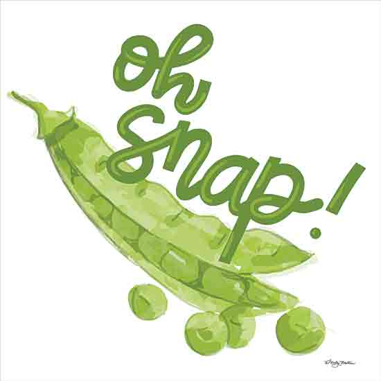 Molly Mattin MAT152 - MAT152 - Oh Snap! - 12x12 Kitchen, Humor, Green Beans, Oh Snap!, Typography, Signs, Textual Art, Vegetable, Green from Penny Lane