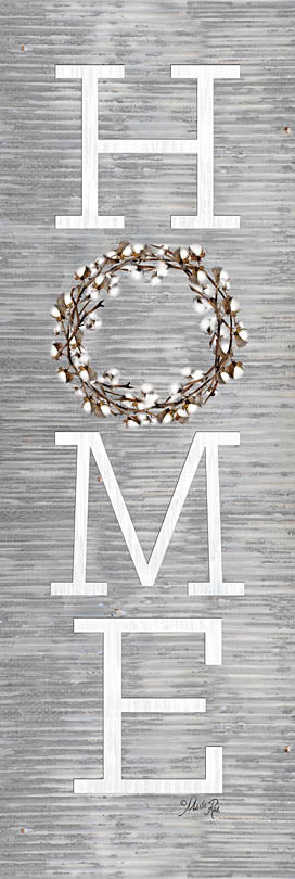 Marla Rae MAZ5014 - MAZ5014 - Home - 12x36 Home, Pussywillow Wreath, Galvanized Metal, Signs, Rustic from Penny Lane