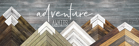 Marla Rae MAZ5170A - MAZ5170A - Adventure Awaits     - 36x12 Adventure, Wood Inlay, Mountains, Travel, Signs from Penny Lane