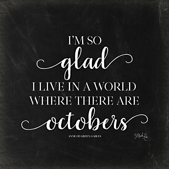 Marla Rae MAZ5600 - MAZ5600 - Octobers - 12x12 Octobers, Autumn, Quote, Anne Of Green Gables, Signs from Penny Lane