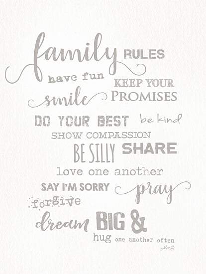 Marla Rae MAZ5618 - MAZ5618 - Family Rules    - 12x16 Family Rules, Rules, Family, Signs from Penny Lane
