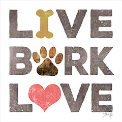 MAZ5671 - Live, Bark, Love - 12x12