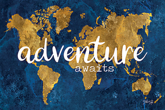 Marla Rae MAZ5674 - MAZ5674 - Adventure Awaits      - 18x12 Adventure, Continents, Signs, Travel from Penny Lane