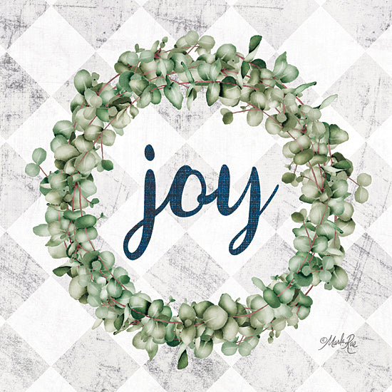 Marla Rae MAZ5684 - MAZ5684 - Joy Eucalyptus Wreath - 12x12 Joy, Eucalyptus Wreath, Wreath, Signs from Penny Lane