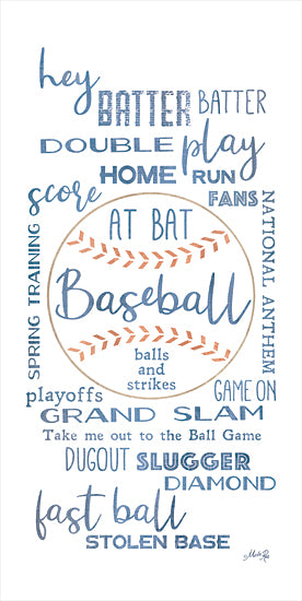 Marla Rae MAZ5716 - MAZ5716 - Baseball Phrases - 9x18 Baseball, Sports, Typography, Baseball Phrases from Penny Lane