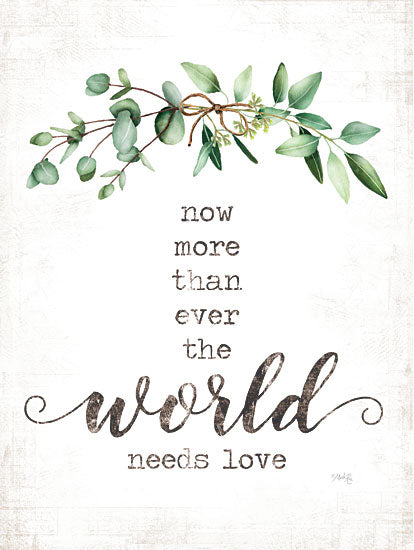 Marla Rae MAZ5722 - MAZ5722 - The World Needs Love    - 12x16 The World Needs Love, Eucalyptus, Signs from Penny Lane