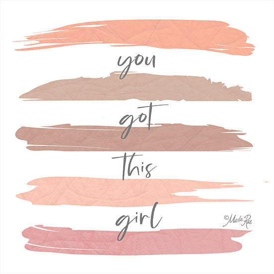 Marla Rae MAZ5743 - MAZ5743 - You Got This Girl - 12x12 You Got This Girl, Motivational, Tween, Signs from Penny Lane