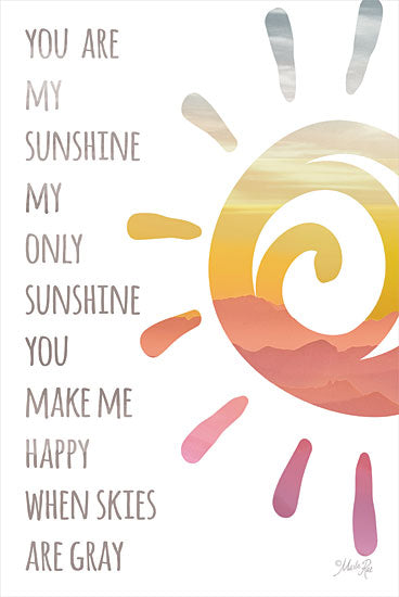 Marla Rae MAZ5747 - MAZ5747 - You Are My Sunshine - 12x18 You are My Sunshine, Motivational, Tween, Signs, Music from Penny Lane