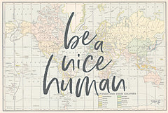 MAZ5772 - Be a Nice Human Map     - 18x12