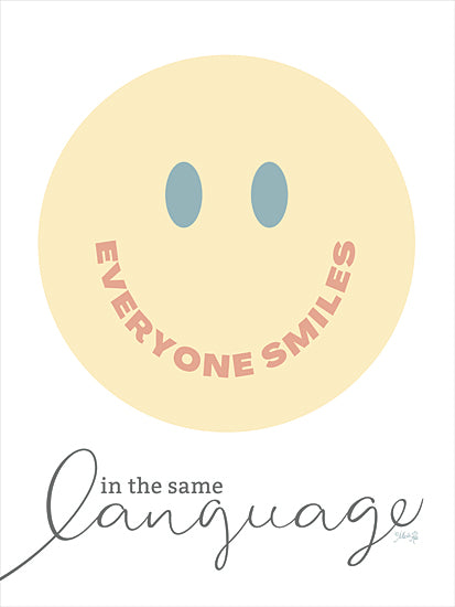 Marla Rae MAZ5774 - MAZ5774 - Everyone Smiles - 12x16 Everyone Smiles, Smiles in the Same Language, Smiles, Smiley Face, Be Happy, Signs from Penny Lane