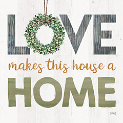 MAZ5854 - Love Makes This House a Home - 12x12