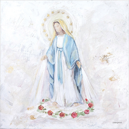 Mackenzie Kissell MKA108 - MKA108 - Blessed Mother - 12x12 Religious, Mary, Blessed Mother, Mother of God, Flowers, Holy, Abstract from Penny Lane