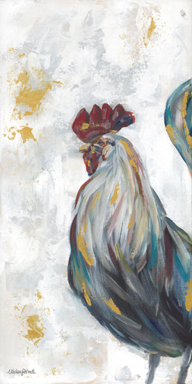 Mackenzie Kissell MKA153 - MKA153 - Jewel Toned Rooster - 9x18 Rooster, Jewel Toned, Farm Animal, Profile, Farmhouse/Country from Penny Lane