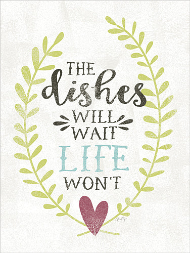 Misty Michelle MMD103 - The Dishes Will Wait - Kitchen, Dishes, Heart from Penny Lane Publishing