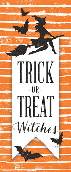 Misty Michelle MMD363 - MMD363 - Trick or Treat Witches   - 8x20 Halloween, Witch, Whimsical, Typography, Signs, Trick or Treat Witches, Bats from Penny Lane