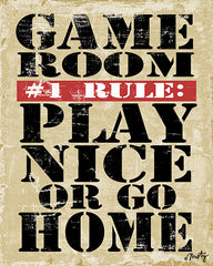 MMD375 - Game Room #1 Rule - 12x16