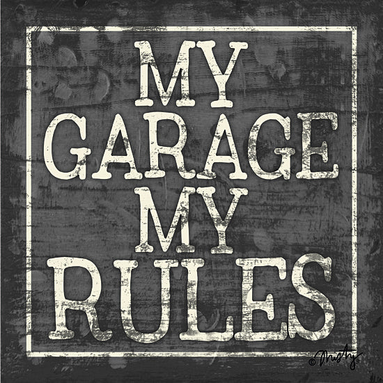 Misty Michelle MMD376 - MMD376 - My Garage, My Rules - 12x12 Garage, Rules, Man Cave, Humor, Signs, Typography from Penny Lane