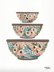 MN197 - Floral Mixing Bowls       - 12x16