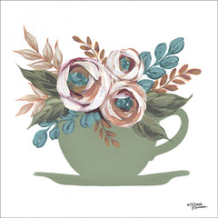 MN234 - Floral Coffee Cup       - 12x16