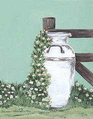 MN290 - Milk Can With Cascading Flowers - 12x16