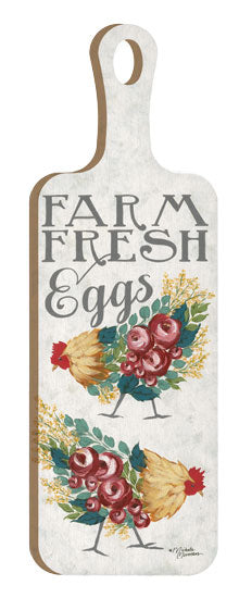 Michele Norman MN320CB - MN320CB - Farm Fresh - 6x18 Kitchen, Cutting Board, Farm Fresh Eggs, Typography, Signs, Chickens, Flowers, Whimsical, Farm, Farmhouse/Country from Penny Lane