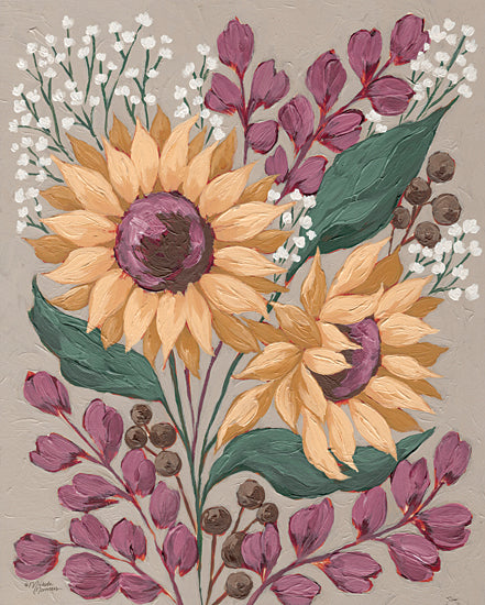 Michele Norman MN345 - MN345 - Sunny Faces - 12x16 Flowers, Fall Flowers, Fall, Bouquet from Penny Lane