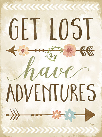 Mollie B. MOL1463 - Get Lost, Have Adventures - Adventures, Arrows, Flowers, Inspirational from Penny Lane Publishing