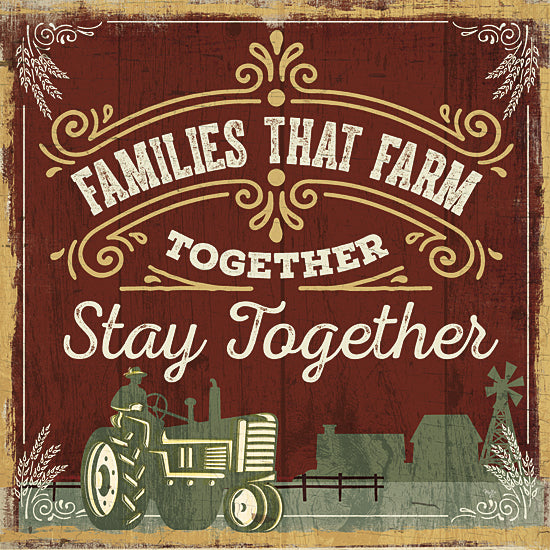 Mollie B. MOL1582 - Families that Farm Together - Tractor, Family, Farm, Signs, Inspirational from Penny Lane Publishing