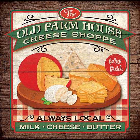 Mollie B. MOL1740 - Old Farmhouse Cheese Shoppe - Farm, Cheese, Shop, Signs from Penny Lane Publishing