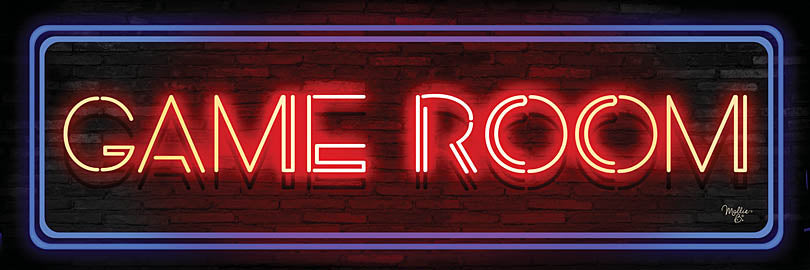 Mollie B. MOL1964A - MOL1964A - Game Room Neon Sign - 36x12 Game Room, Neon, Retro, Hobbies, Sign  from Penny Lane
