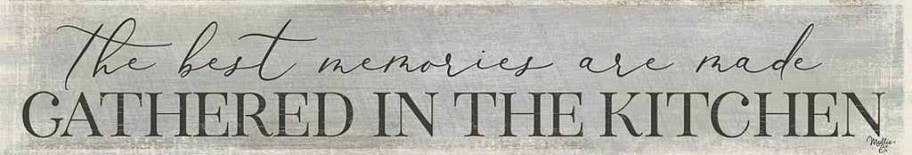 Mollie B. MOL1989A - MOL1989A - Gathered in the Kitchen - 36x6 Gathered in the Kitchen, Kitchen, Memories, Family, Typography, Signs from Penny Lane
