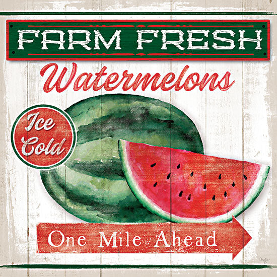 Mollie B. MOL2084 - MOL2084 - Watermelon Farm - 12x12 Watermelon, Farm, Kitchen, Fruit, Signs from Penny Lane