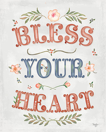 Mollie B. MOL2135 - MOL2135 - Bless Your Heart - 12x16 Bless Your Heart, Southern, Regional, Humorous, Country, Signs from Penny Lane