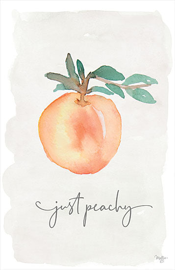 Mollie B. MOL2138 - MOL2138 - Just Peachy - 12x18 Just Peachy, Peaches, Fruit, Kitchen from Penny Lane